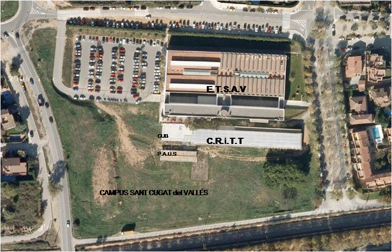 Vista area del Campus Sant Cugat