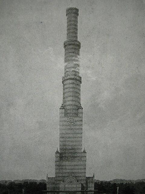 Propuesta de reconstruccin como torre de 47 plantas