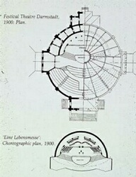 Peter Behrens: proyecto para un Teatro de Festivales (1900)