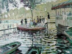 C.Monet: La Grenouillère(1869)