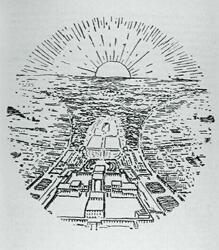  B. Taut: Die Stadtkrone (1919) 