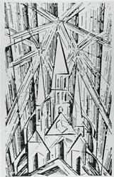 L. Feininger: Catedral (1919) 